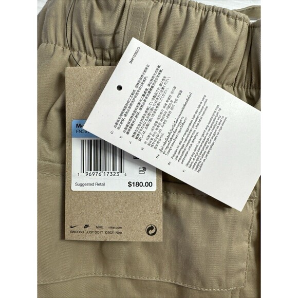 Nike Men’s Tech Pack Cargo Pants Waxed Canvas Khaki FN2614-247 $180 Sz Medium - Picture 6 of 8